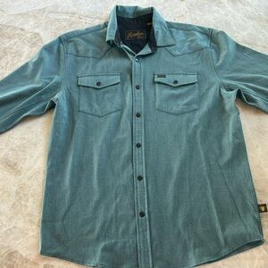 Howler brothers snap front long sleeved shirt